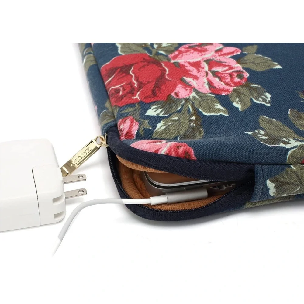 15 in floral computer case
